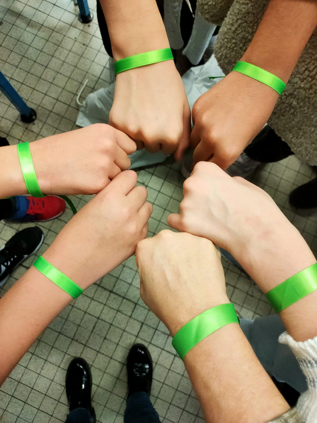 Bracelet Vert élèves