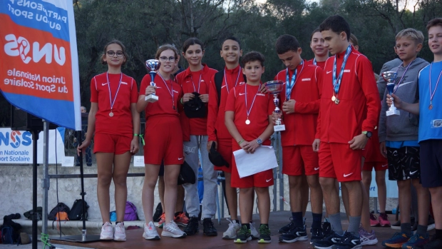 School Cross-country running in Menton