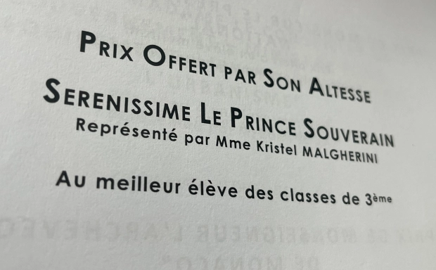 Cérémonie de remise des prix